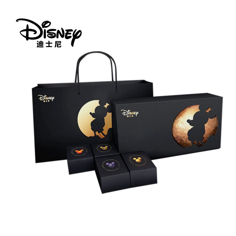 迪士尼（Disney） 快乐经典中秋礼盒(糕点) 月饼 400g 黑色（单位：盒）